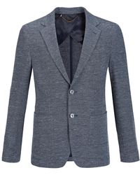 Billionaire - Jassen ,Blauw ,Katoen Super Slim Fit Hack Blazer - Lyst