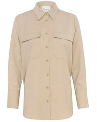 My Essential Wardrobe - Klassische bluse mit taschen - Lyst