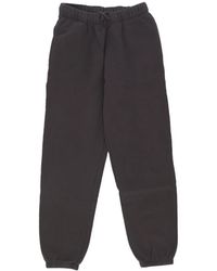 Element - Broeken ,Grijs ,Katoen Fleece Trainingsbroek Zwart - Lyst