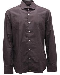 Sonrisa - Overhemden ,Bruin ,Sonp 9 Silvery Shirt - Lyst