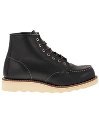 Red Wing - Schoenen ,Zwart ,Leer 6-Inch Classic Moc Boot - Lyst