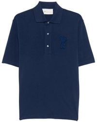 Ami Paris - T-Shirts En Polo's Blauw - Lyst