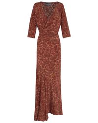 Cortana - Kleedjes ,Rood ,Carla Maxi Jurk - Lyst