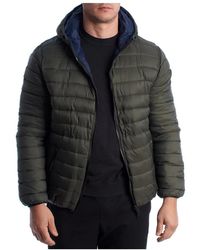 U.S. POLO ASSN. - U. Polo Assn. ,Jassen ,Groen ,Leer Omkeerbaar Gewatteerd Jack - Lyst