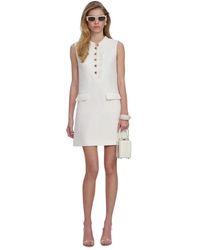 Self-Portrait - Kleedjes ,Wit ,Mini-Jurk Met Kant - Lyst