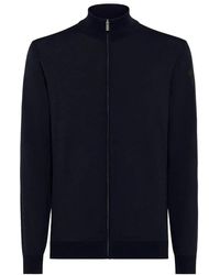 Rrd - Truien & Vesten ,Blauw ,Maxell Full Zip Knit - Lyst