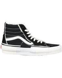 Vans - Schwarze sk8-hi reconstruct sneakers - Lyst
