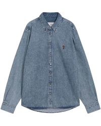 Ami Paris - De Coeur Button-Down Shirt - Lyst