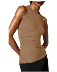 Wolford - Crepe Jersey Top Mouwloos - Lyst