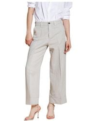 Mason's - New York Studio Cropped Chino Broek - Lyst