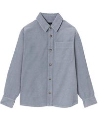 A.P.C. - Overhemden ,Blauw ,Katoen Basile Overshirt - Lyst