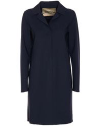 Herno - Jassen ,Blauw ,First-Act Pef Coat - Lyst