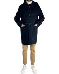 Manuel Ritz - Cappotto Con Cappuccio E Chiusura Ad Alamaro - Lyst