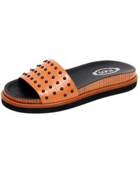 Tod's - Lichte Rubberen Studs Sandaal Schoen - Lyst
