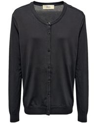 Herno - Truien & Vesten ,Zwart ,Katoen Cardigan - Lyst