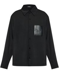 Balmain - Overhemd Met Logo-Reliëf - Lyst