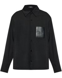 Balmain - Overhemd Met Logo-Reliëf - Lyst