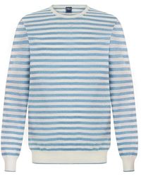 Fedeli - Langärmeliger Gestreifter Pullover - Lyst