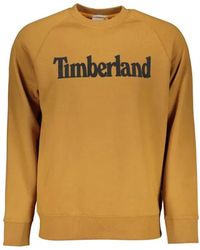 Timberland - Brauner baumwollpullover - stilvoll und bequem - Lyst