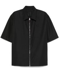 Givenchy - Shirt Mit Reißverschluss Und 4G-Detail - Lyst