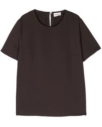 P.A.R.O.S.H. - Braunes hemd mit stilvollen details - Lyst
