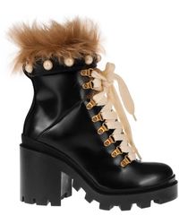 Gucci - Lace-Up Boots - Lyst