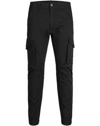 Jack & Jones - Slim Fit Cuffed Paul Cargo Trousers - Lyst