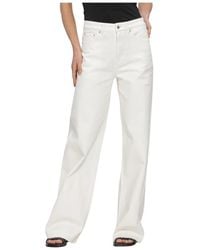 Catwalk Junkie - Jeans ,Wit ,Denim Loose Fit Jeans - Lyst