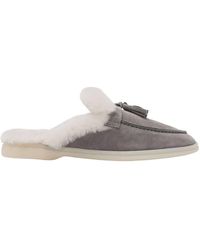 SCAROSSO - E Wildleder Lucrezia Mules - Lyst