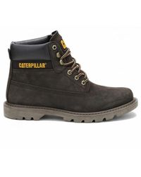 Caterpillar - Schoenen ,Bruin ,Suède Suède Leren Werklaarzen - Lyst