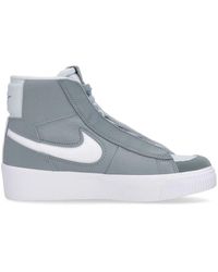 Nike - Grüne high-top sneaker mit verdeckter schnürung - Lyst