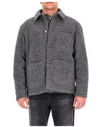 A.P.C. - Jassen ,Grijs ,Wol Emile Jacket - Lyst