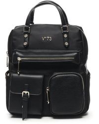 V73 - Schwarze Synthetische Damenhandtasche - Lyst