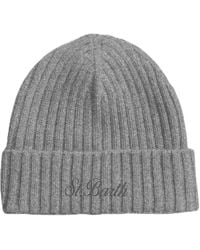 MC2 Saint Barth - Accessoires ,Grijs ,Wol Wengen Wollen Muts - Lyst