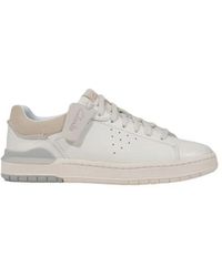 Clarks - Schoenen ,Wit ,Leer Un Plaza Sneaker Casual Comfort - Lyst