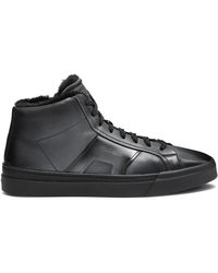 Santoni - Double Buckle Sneaker - Lyst
