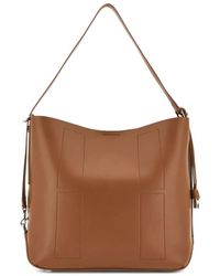 Hogan - Stilvolle schultertasche in marrone,braune schultertasche mit logo-anhänger - Lyst