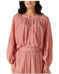 Amaya Amsterdam - Overhemden ,Roze ,Katoen Trissy Blouse - Lyst
