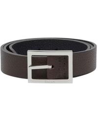 Orciani - Dollaro Leren Riem - Lyst