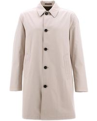 Herno - Jassen ,Grijs ,Enkelrijig Herenjas - Lyst