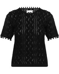 Jil Sander - T-Shirt Met Kantpatroon - Lyst