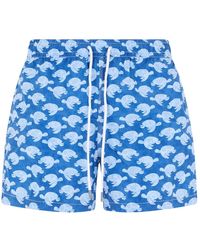 Fedeli - Badmode ,Blauw ,Polyester Madeira Zwembroeken - Lyst