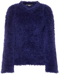 Stella McCartney - Elegante Blauwe Sweater Met Lange Mouwen - Lyst