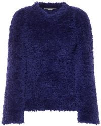 Stella McCartney - Elegante Blauwe Sweater Met Lange Mouwen - Lyst