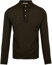 FILIPPO DE LAURENTIIS - Tops ,Groen ,Militaire Stijl T-Shirts En Polos - Lyst