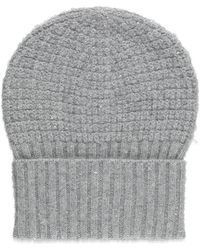 Fabiana Filippi - Paillettenversierde Geribbelde Beanie - Lyst