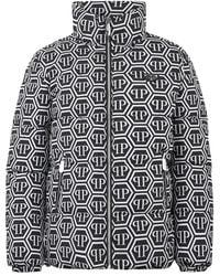 Philipp Plein - Nylon Puffer Jacket Monogram - Lyst