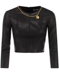 Elisabetta Franchi - Long Sleeve T-Shirts - Lyst