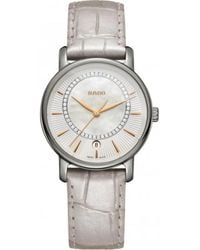 Rado - Accessoires ,Wit ,Dia Master Diamonds Horloge - Lyst