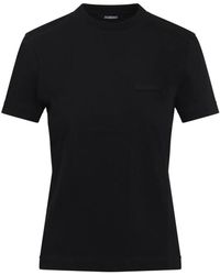 Jacquemus - The Gros Grain T-Shirt Met Korte Mouwen - Lyst